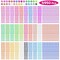 4950 Pieces Rhinestone Stickers, Adhesive Stick on Gems Face Jewels Stickers Self Adhesive Rhinestones for Crafts, Makeup and Decorations (30 Colors, 4 Sizes)
